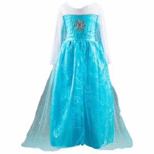 vestido de princesa de cuento de hadas Elsa Anna aurora Blancanieves Rapunzel belle