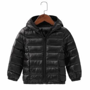 Veste d'hiver légère en duvet pour les enfants, garçons et filles, de 2 à 9 ans.